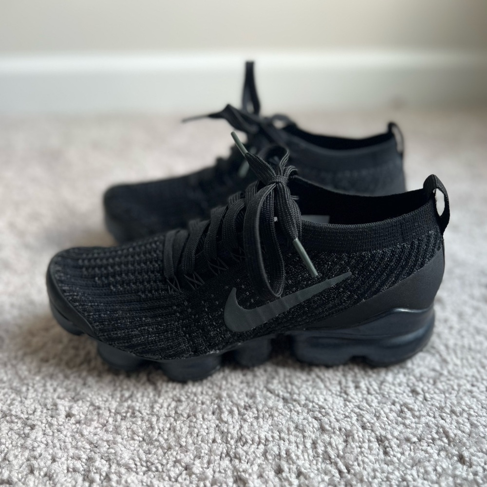 Nike Air VaporMax Flyknit 3 Triple Black (6.5)
